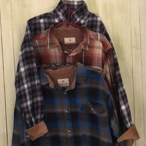 Bundle of 3 Men’s  Flannels